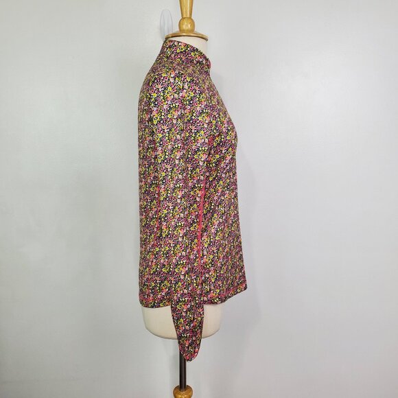 Callaway Weather Series Athletic Activewear Ditsy Floral Golf Top Size M - Picture 8 of 14